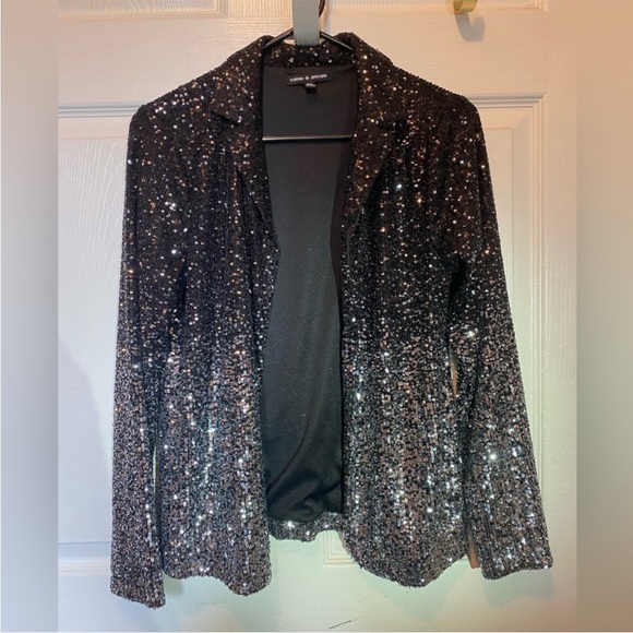 Cable and Gauge jacket open sequin blazer - Picture 11 of 11